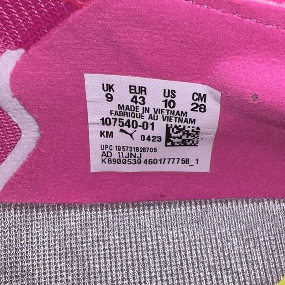 NEW SZ 9 & 10 Puma  Ultimate Energy FG AG Soccer Cleats Luminous Pink 107540-01 - Picture 9 of 10